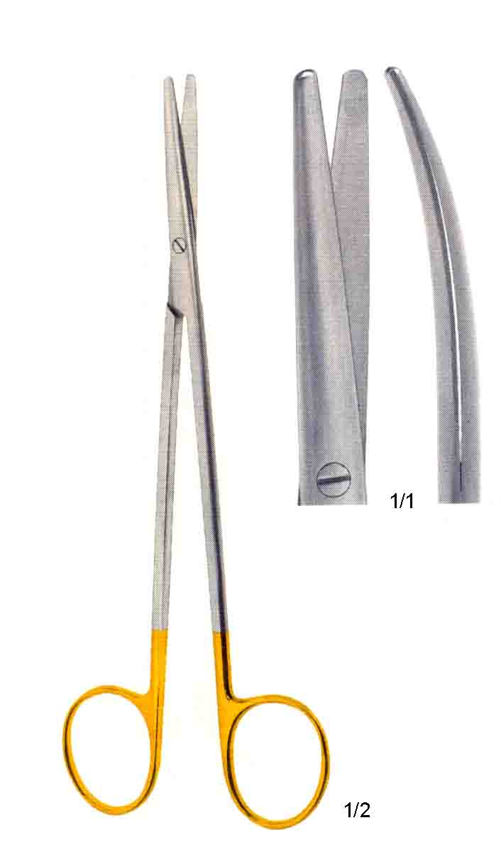 METZENBAUM ALTIN SAPLI MAKAS EĞRİ 23CM